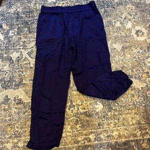 Raquel Allegra Cobalt Blue sz 1 Silk Pants